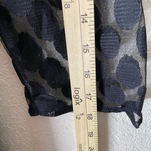Eliza J Dress Womens Size 10 Polka dot Mesh Fit & Flare Cocktail Dress Feminine - Picture 13 of 14